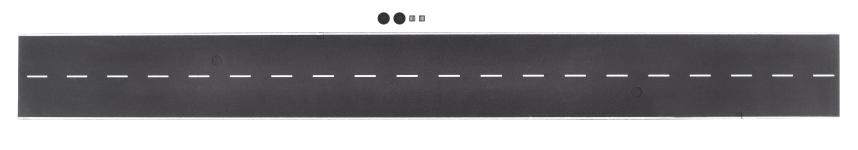 Vollmer 48290 - H0 - Straßenplatte Asphalt - Steinkunst